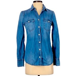 J.Crew Size 00 Long Sleeve Button-Down Shirt